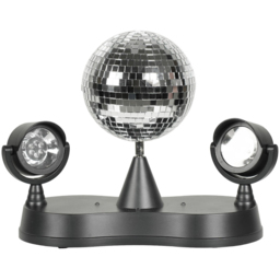 ValueLights Dolly Disco Ball Rotating LED Spotlight Table Lamp - thumbnail 1