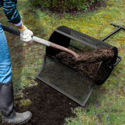 T-Mech Black Compost and Peat Moss Spreader - thumbnail 4