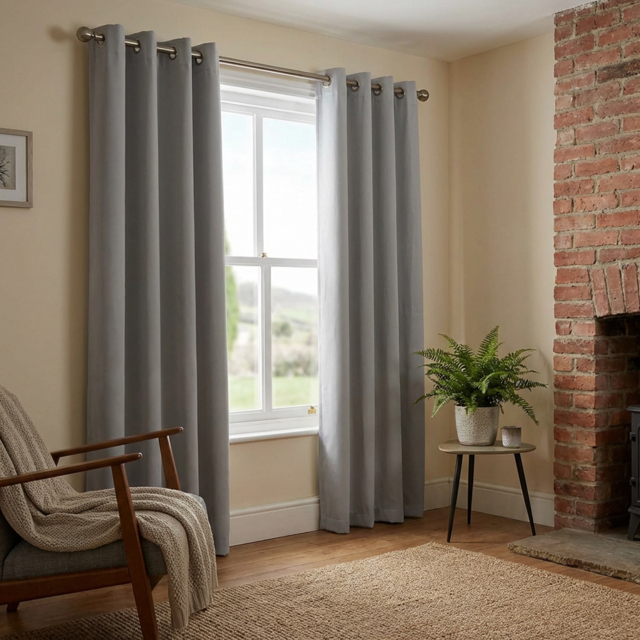My Home Blackout Lining Eyelet Curtain 168 x 178cm - image 1