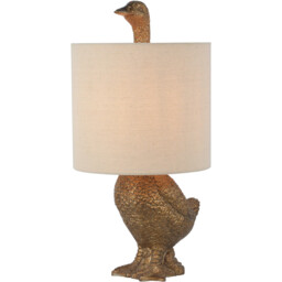 Goose Table Lamp - Gold - thumbnail 1