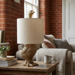 Goose Table Lamp - Gold - thumbnail 4