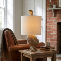 Goose Table Lamp - Gold - thumbnail 3