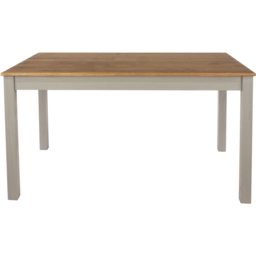 Core Products Corona 6 Seater Rectangular Dining Table Linea Grey - thumbnail 3