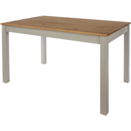Core Products Corona 6 Seater Rectangular Dining Table Linea Grey - thumbnail 2