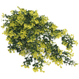 Leaf Variegated Hanging UV and Fire Resistant Artificial Plant 76cm 6 Pack - thumbnail 3
