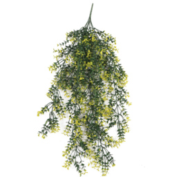 Leaf Variegated Hanging UV and Fire Resistant Artificial Plant 76cm 6 Pack - thumbnail 2