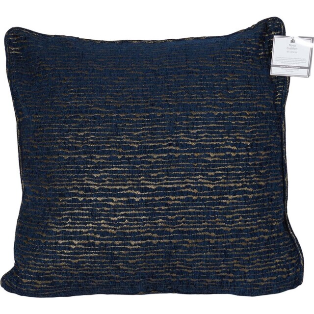 Nova Chenille Charcoal Jacquard Cushion 45 x 45cm - image 1