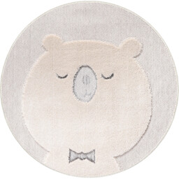 Bear Cream Rug 120cm - thumbnail 1