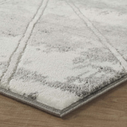 Desire Rugs Novu Mirage Grey Modern Abstract Geometric Metallic Rug 200 x 290cm - thumbnail 3