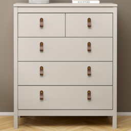 Florence Barcelona Cashmere 5 Drawer Chest of Drawers - thumbnail 1