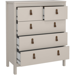 Florence Barcelona Cashmere 5 Drawer Chest of Drawers - thumbnail 3