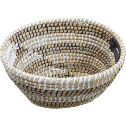Premier Housewares Oval Straw Baskets 3 Pack - thumbnail 3