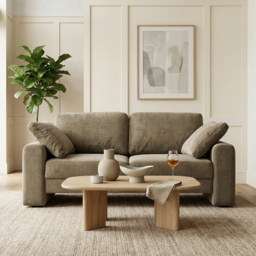 Dalton 3 Seater Sofa Olive