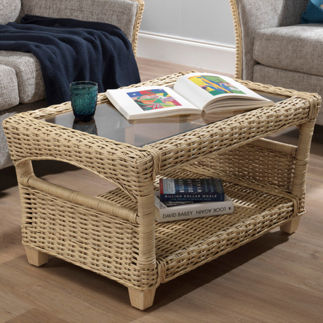 Desser Arlington Natural Rattan Coffee Table - image 1