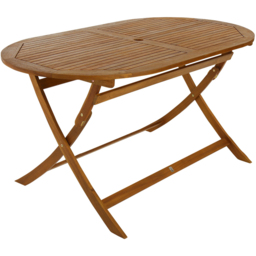 Charles Bentley Acacia 6 Seater Oval Dining Set - thumbnail 4