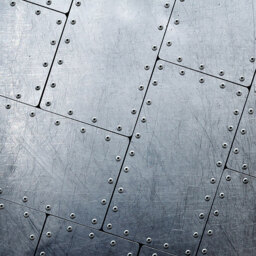 Origin Murals Tiled Metal Grey Wall Mural - thumbnail 2