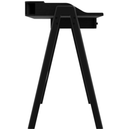LPD Home Lark Single Drawer Black Desk - thumbnail 4
