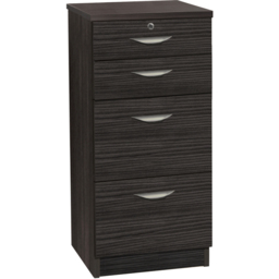 R White Cabinets Black 4 Drawer Filing Cabinet - thumbnail 2