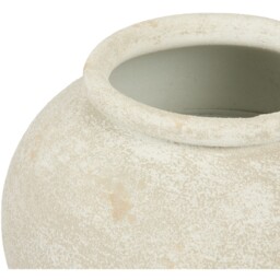 Lottie Rustic Metal Vase Beige - thumbnail 2