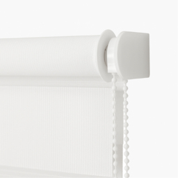 New Edge Blinds Day and Night White Zebra Roller Blind 45cm - thumbnail 3