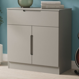 Crowndale Milan Dusk Grey 2 Door Single Drawer Sideboard Ready Assembled