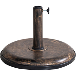 Direct Wicker Heavy Duty Iron Effect Pattern Metal Parasol Base 15kg