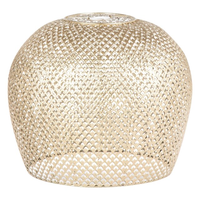 Moroccan Gold Cut Out Dome Shade Metal Pendant Light - image 1