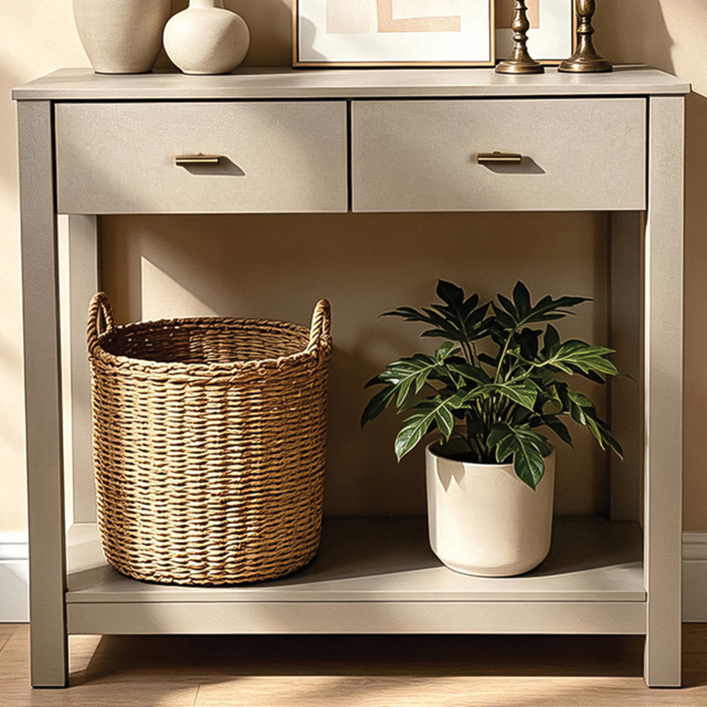 Immy Console Table Greige - image 1
