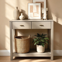 Immy Console Table Greige - thumbnail 3