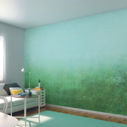 Origin Murals Scratched Metal Grey Wall Mural