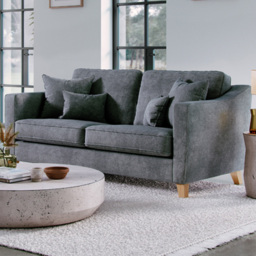 Marlon City Steel 2 Seater Medium Sofa