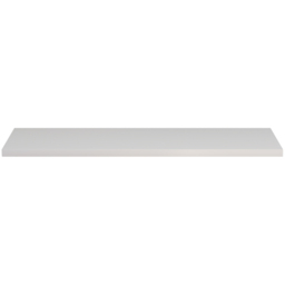 Homebase 60cm Matt White Melamine Shelf 2 Pack - thumbnail 4