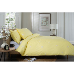 The Lyndon Company Tufted Daisy Yellow King Size Duvet Set - thumbnail 2