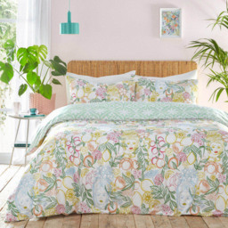 furn. Taormina King Size Multi Floral Duvet Cover Set - thumbnail 1