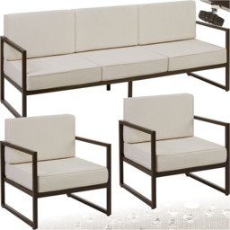 tectake Comosa 5 Seater Garden Furniture Set - thumbnail 2