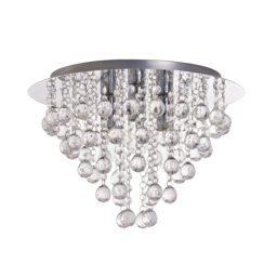 Lexy 3 Light Silver Fitting Ceiling Light - thumbnail 3