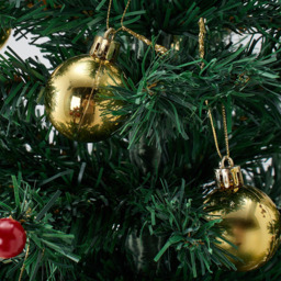 Living and Home Mini Artificial Christmas Tree with LED String Light and Red Berries 53cm - thumbnail 4
