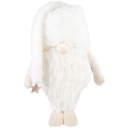 Blushing Ballroom White Extendable Fluffy Christmas Gonk 130cm - thumbnail 2