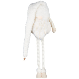 Blushing Ballroom White Extendable Fluffy Christmas Gonk 130cm - thumbnail 1