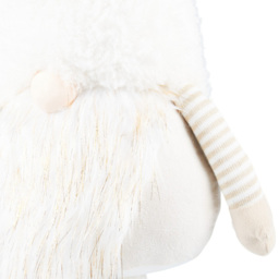 Blushing Ballroom White Extendable Fluffy Christmas Gonk 130cm - thumbnail 4