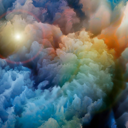 Origin Murals Moody Clouds Multicolour Wall Mural - thumbnail 2
