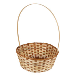 Large Woven Easter Basket - Natural - thumbnail 2