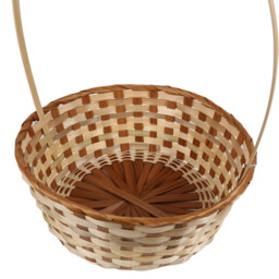 Large Woven Easter Basket - Natural - thumbnail 3