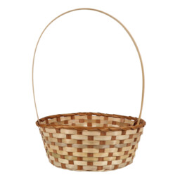 Large Woven Easter Basket - Natural - thumbnail 1
