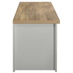 Highgate 2 Door 2 Shelf Grey Oak Large TV Unit - thumbnail 4