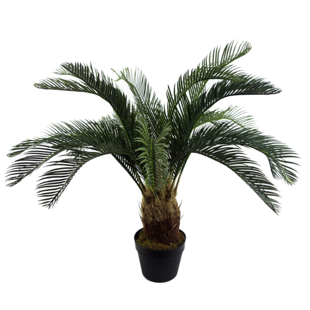 Leaf Tropical Cycas Palm Artificial Plant 80cm - image 1