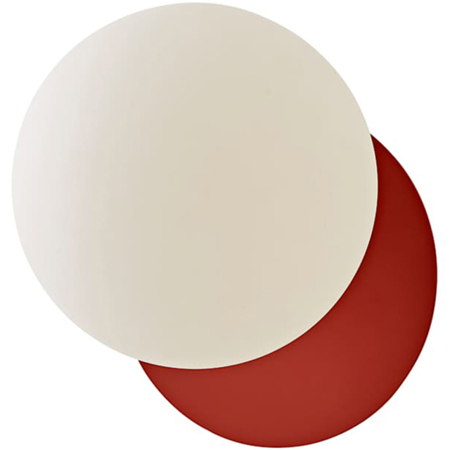 ValueLights Darla Rust Frosted Globe Bathroom Wall Light and Bulb - image 1
