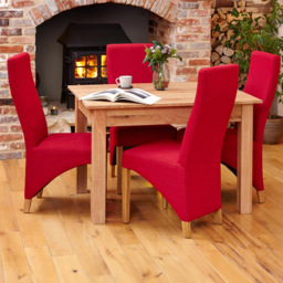Baumhaus Mobel 4 Seater Dining Table Oak - thumbnail 2