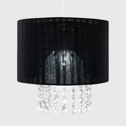 ValueLights Oba Black Droplet Pendant Shade - thumbnail 4