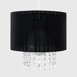 ValueLights Oba Black Droplet Pendant Shade - thumbnail 3